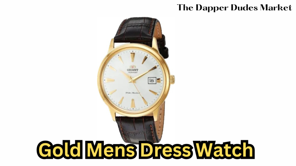 men's gold watches dress watch thumbnail