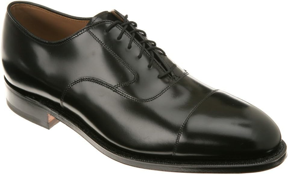 cap toe oxford black johnston & murphy melton