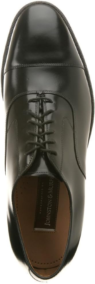 melton black cap toe oxford johnston & murphy 